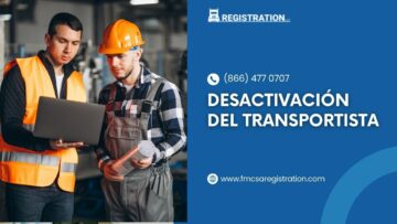 Desactivación del Transportista