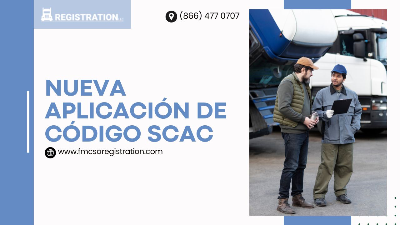 Nueva aplicación de código SCAC