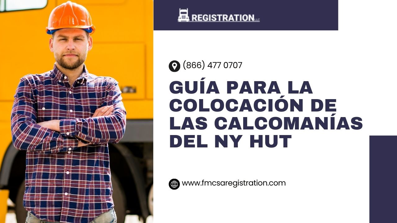 Guía para la colocación de las calcomanías del NY HUT